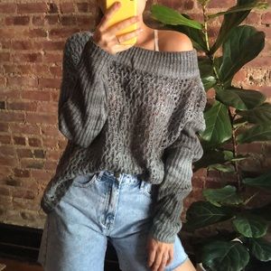 Tommy Bahama Grey Knit Sweater